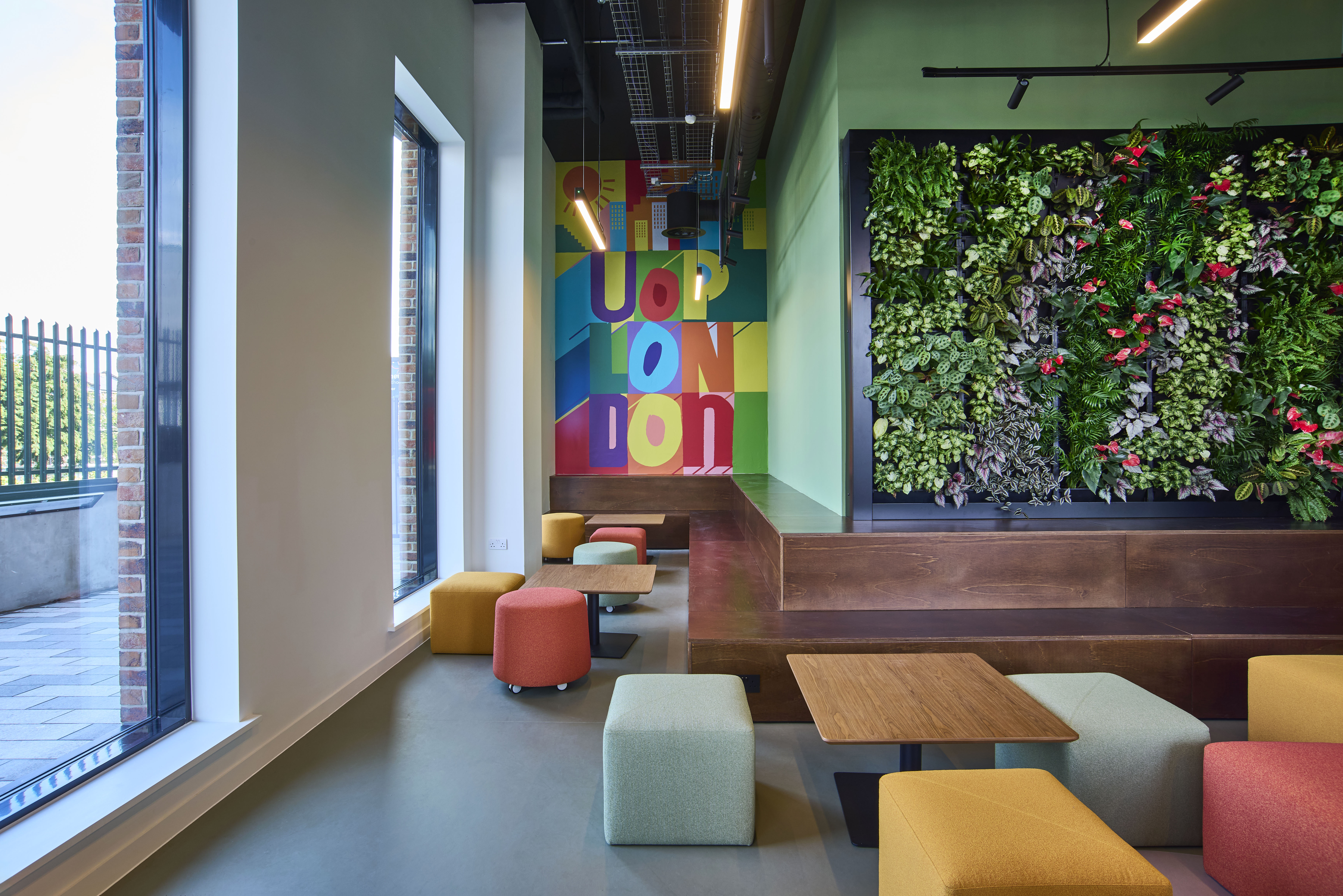 winter garden area inside LPC