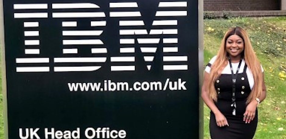 Dione Vengai outside IBM